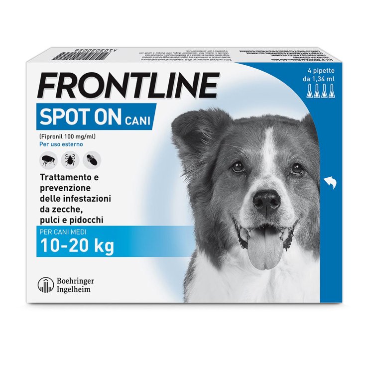 Frontline&nbsp;Spot On Cani 10-20Kg 4 Pipette