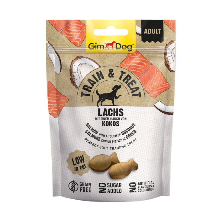 GIMDOG TRAIN & TREAT SALMONE & COCCO 125