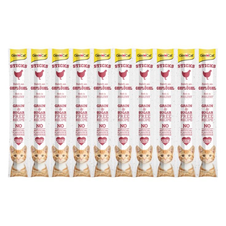GIMCAT STICKS CON SALMONE & MERLUZZO 4PZ