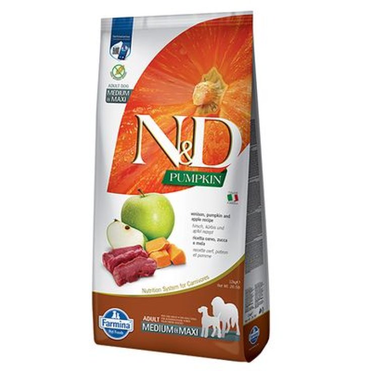 Natural & Delicious Pumpkin Grain Free Adult Mini con Cervo, Zucca e Melograno - 2KG