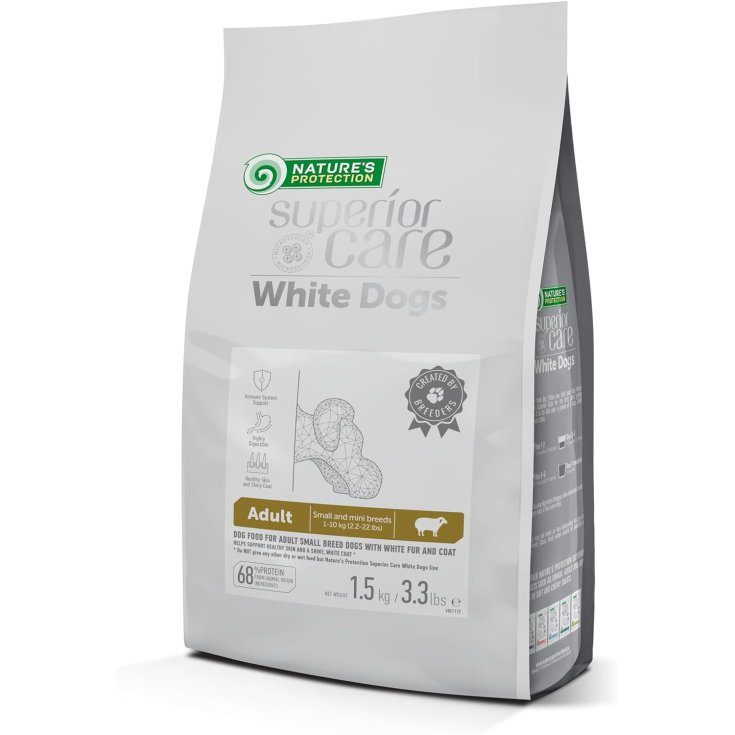 NP SC WHITE DOG GF FISH A/SMALL 1.5KG