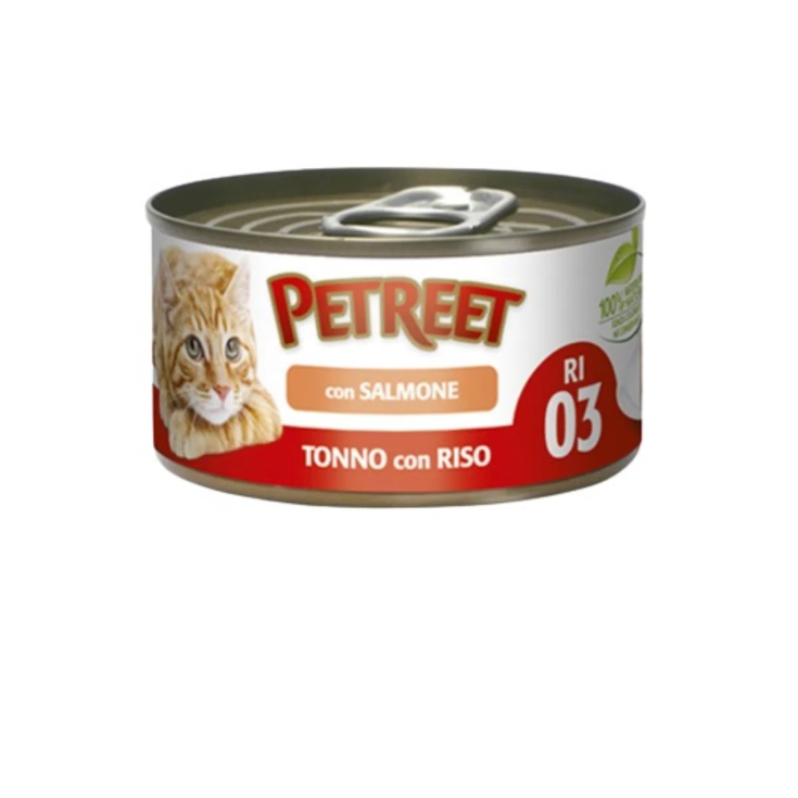 PETREET TONNO RISO GRANC85G