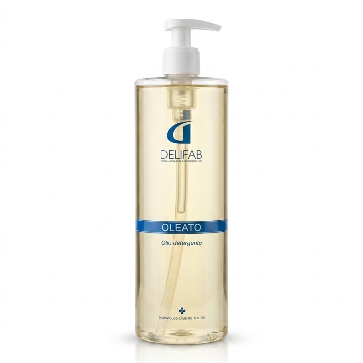 Delifab Oleato Detergente a Base Oleosa Viso e Corpo 1 Litro