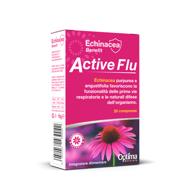 Echinacea Benefit Active Flu Optima Naturals 20 Compresse