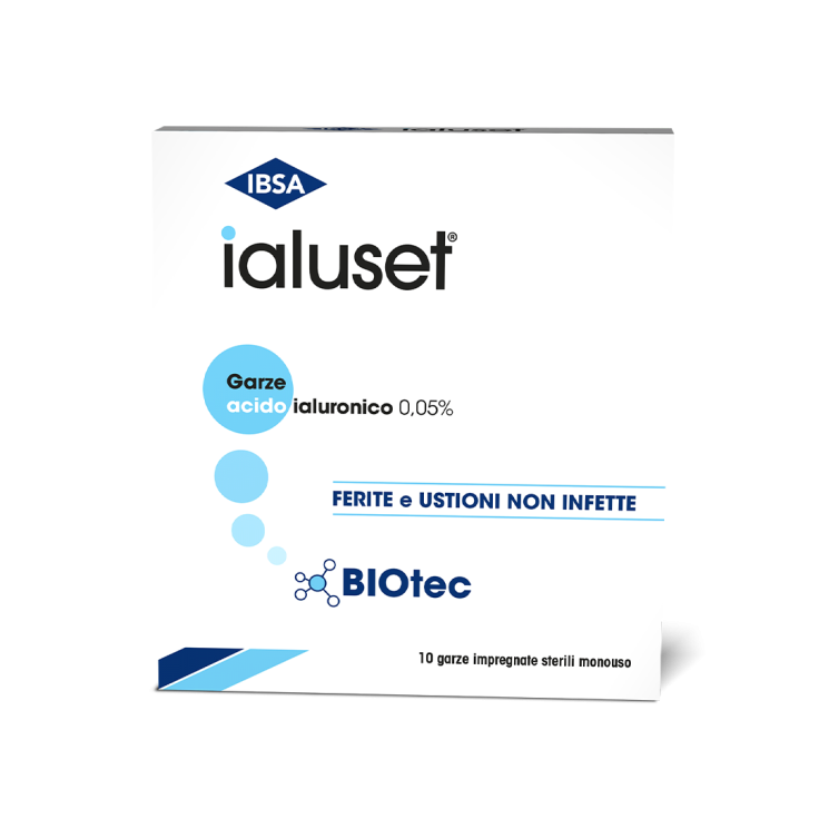 Ialuset IBSA 10 Garze Medicate 10x10cm