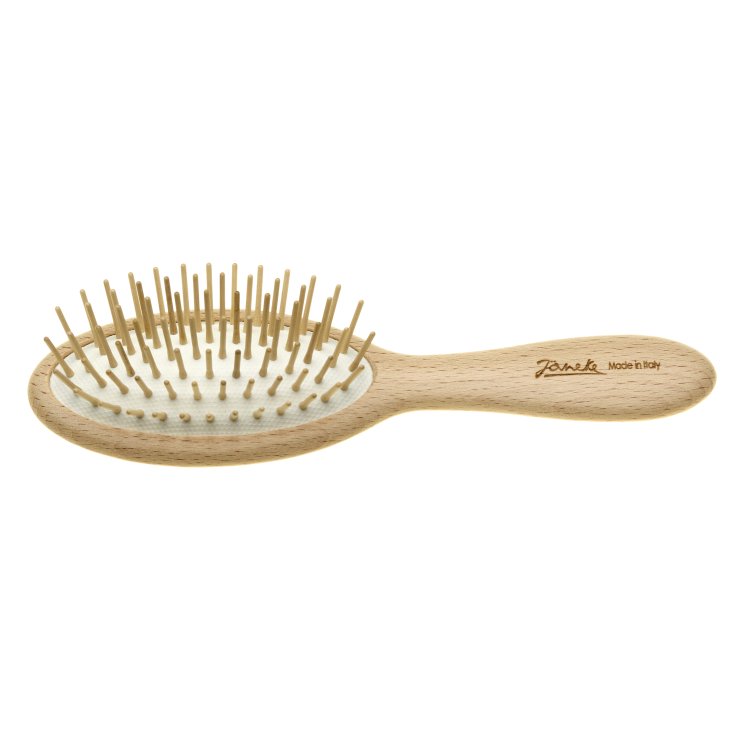 SPAZZOLA OVALE LEGNO NATURALIA