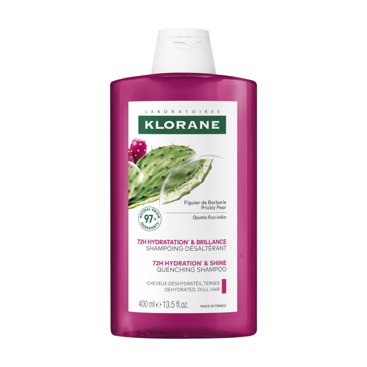 Klorane Shampoo idratante e illuminante - Fico d&rsquo;India 400 ml