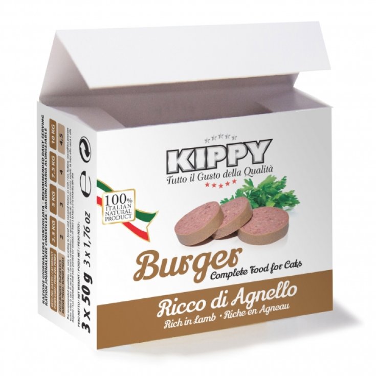 KIPPY BURGER RICCO DI AGNELLO 50GR X 3 P