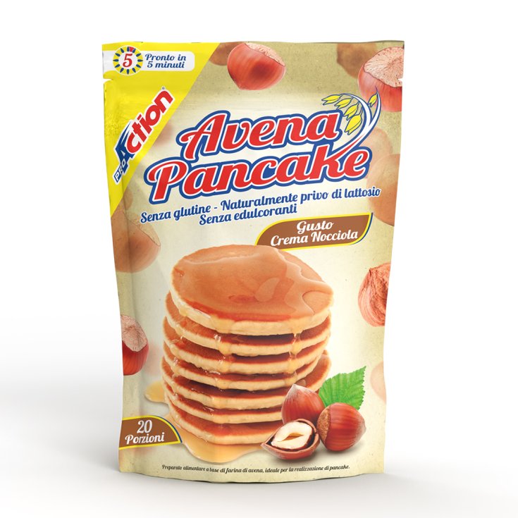 Avena Pancake Crema Nocciola ProAction 20 Porzioni