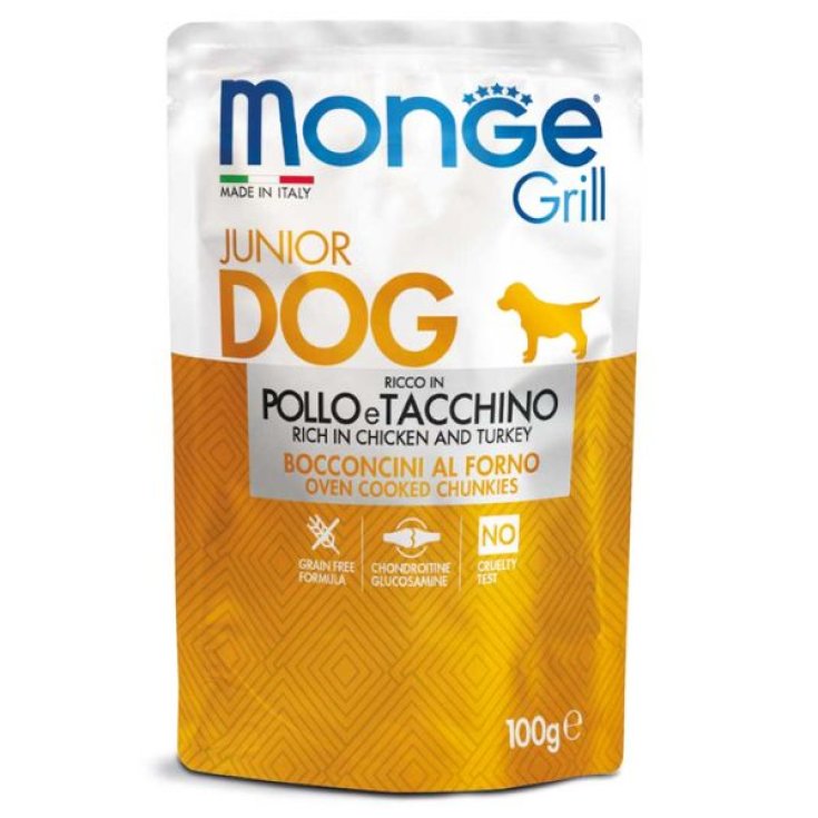 Grill Puppy & Junior Bocconcini con Pollo e Tacchino - 100GR