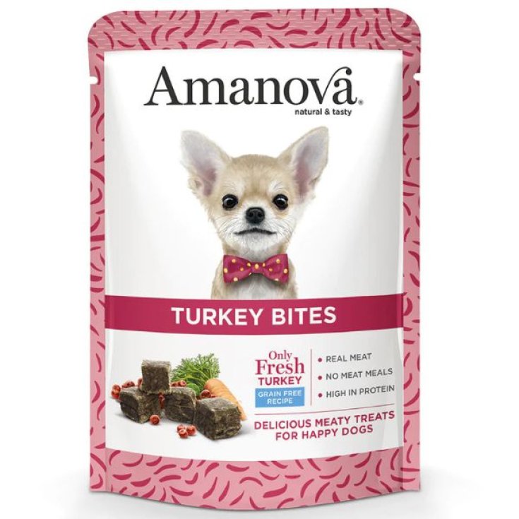 AMANOVA WET DOG POUCH TURKEY DELIGHT  P0