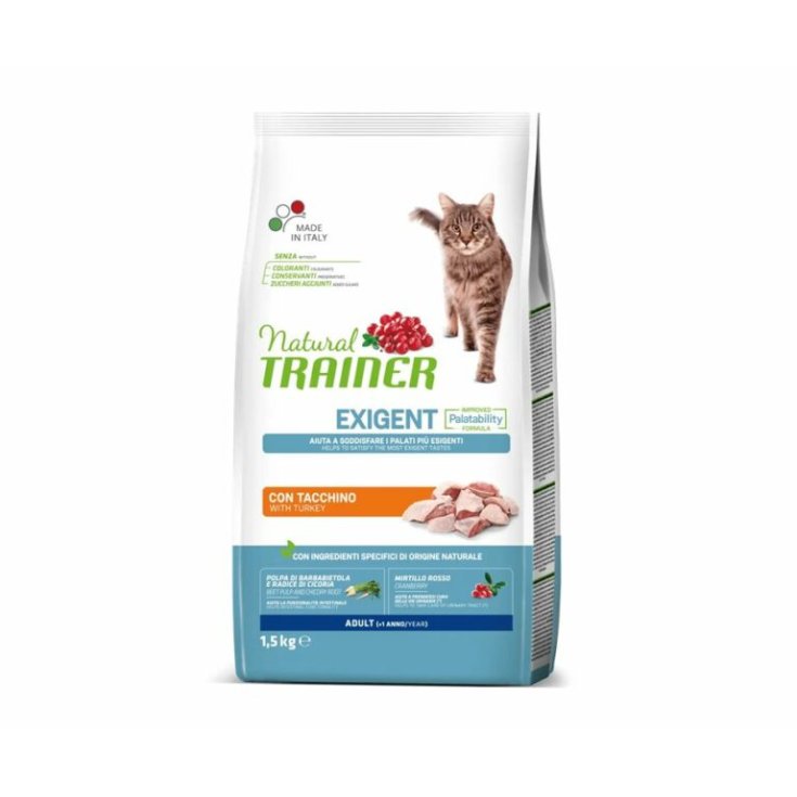 Natural Cat Exigent Adult con Carni Bianche - 1,50KG