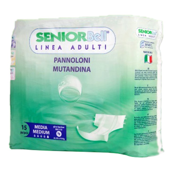 Pannolini Per Adulti Media SeniorBell 15 Pezzi