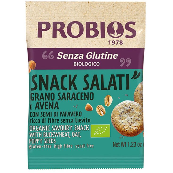 Snack Grano Saraceno e&nbsp;Avena con Semi di Papavero Altri Cereali 35g
