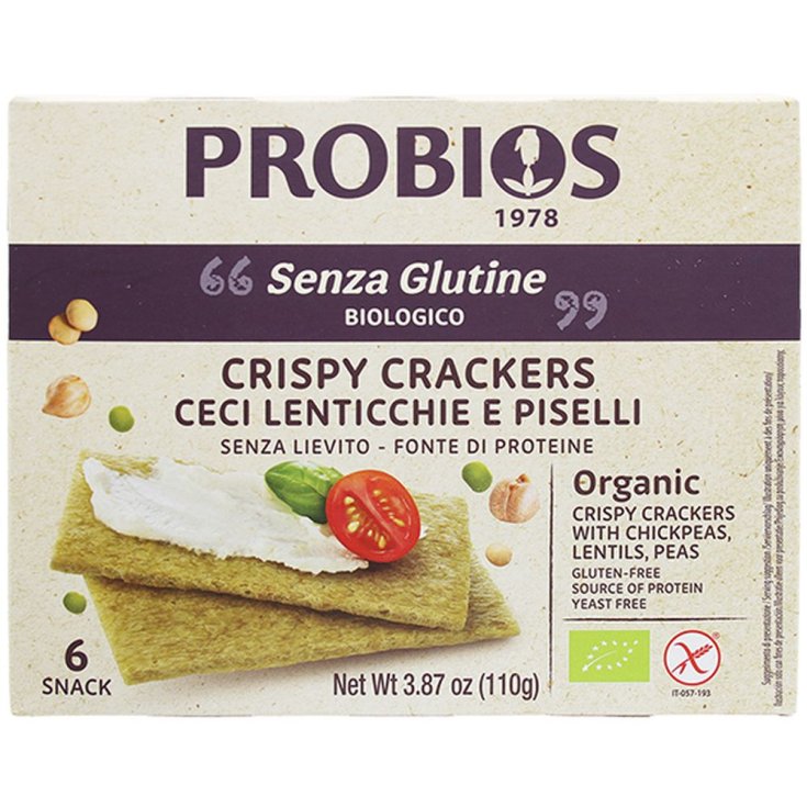 Crispy Crackers con Legumi&nbsp;Altri Cereali 110g