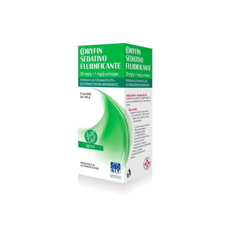 Coryfin Sedativo Fluidificante Menta SIT Laboratorio Farmaceutico 180g