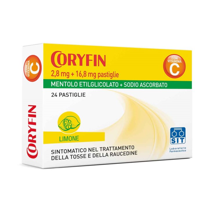 Coryfin C 2,8+16,8mg Limone SIT Laboratorio Farmaceutico 24 Pastiglie