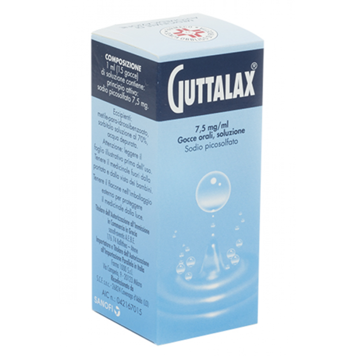 Sanofi Guttalax Gocce Orali 15ml 7,5mg/ml