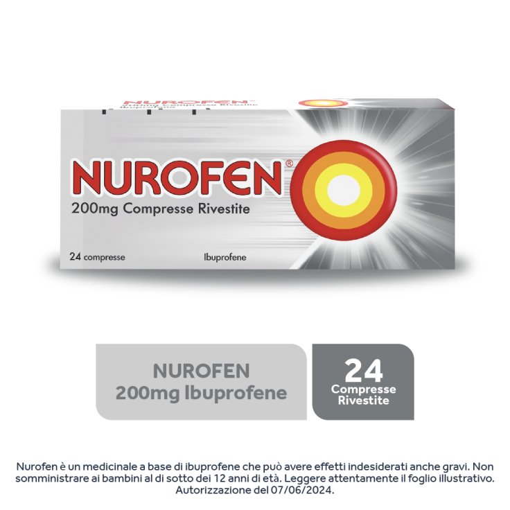 Nurofen 200 mg  24 Compresse Ibuprofene
