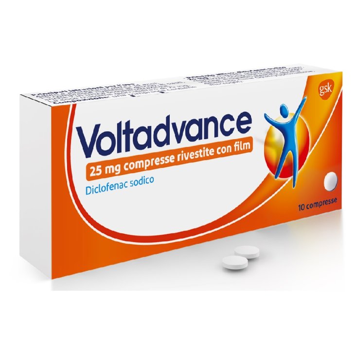Novartis Voltadvance 10 Compresse Rivestite 25mg