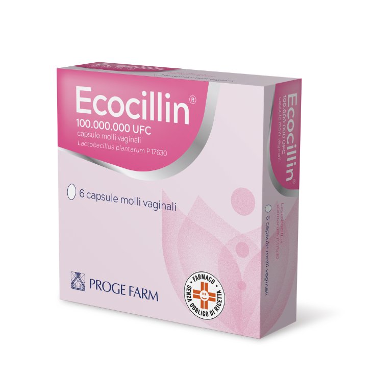 Ecocillin&reg; Proge Farm&reg; 6 Capsule Molli Vaginali