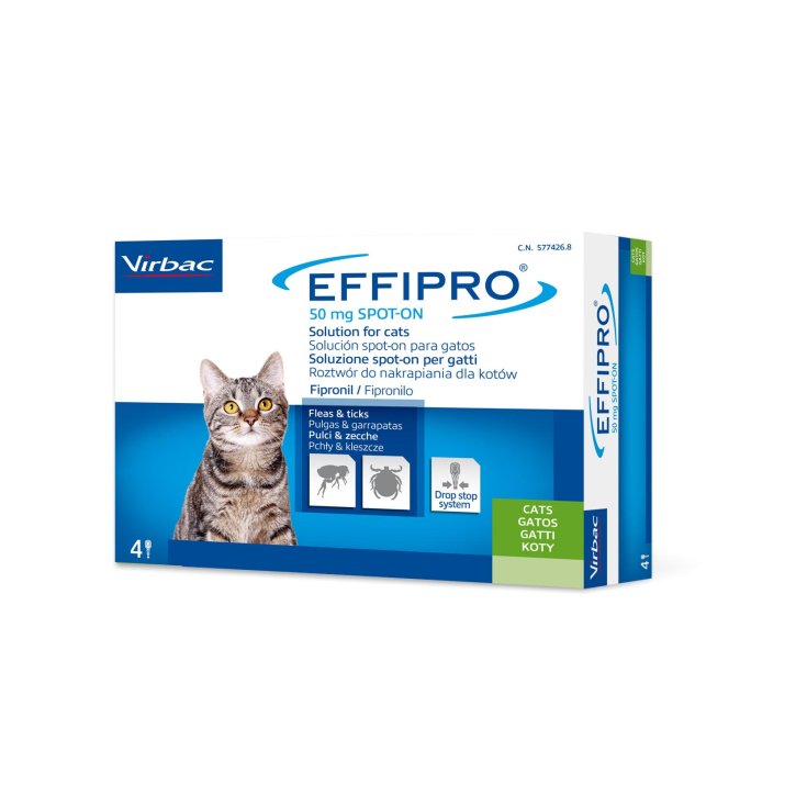 Effipro Spot-On Gatto - 4X0,50ML