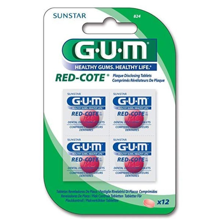 Red-Cote&reg; Pastiglie Rivela Placca Gum 12 Compresse