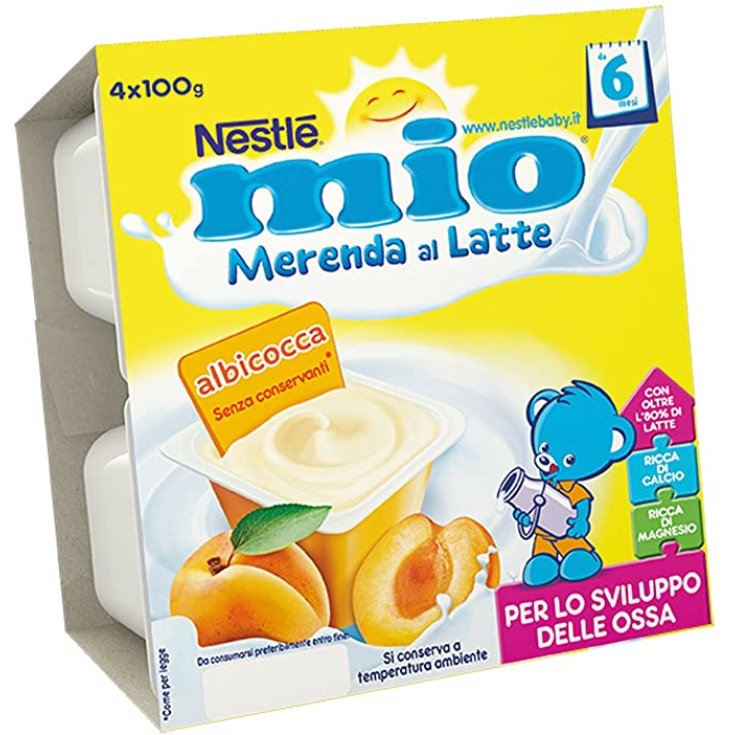 mio Merenda al Latte Nestl&eacute; Albicocca 4x100g