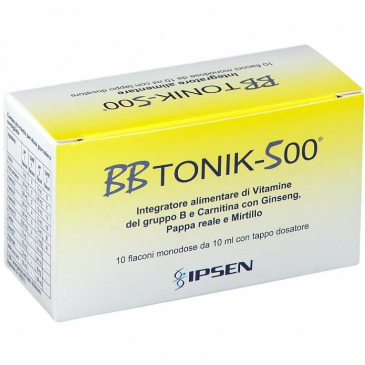 Bbtonik 500 Integratore 10 flaconcini 10ml