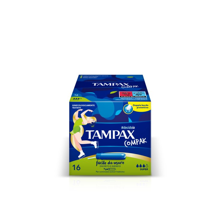 TAMPAX COMPAK SUPER X 16 TAMPAX COMPAK SUPER X 16