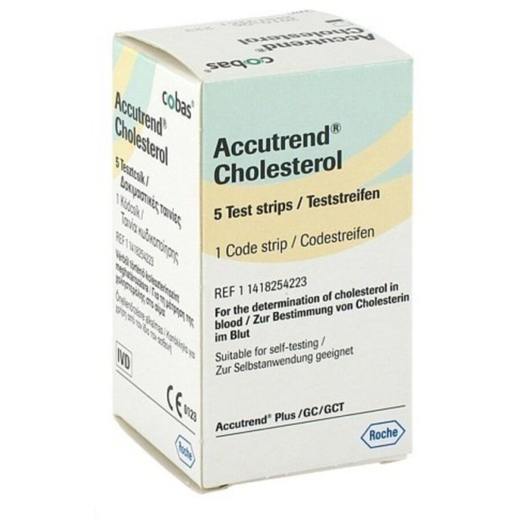 Accutrend CholesterolRoche 5 Strisce Reattive