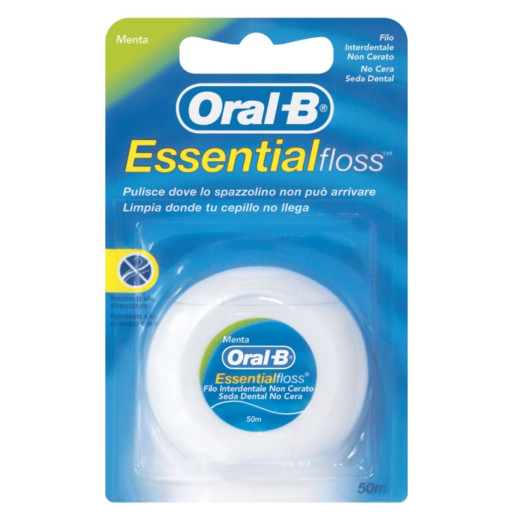 Oral-B&reg; Essentialfloss&trade; Filo Interdentale Non Cerato 50mt