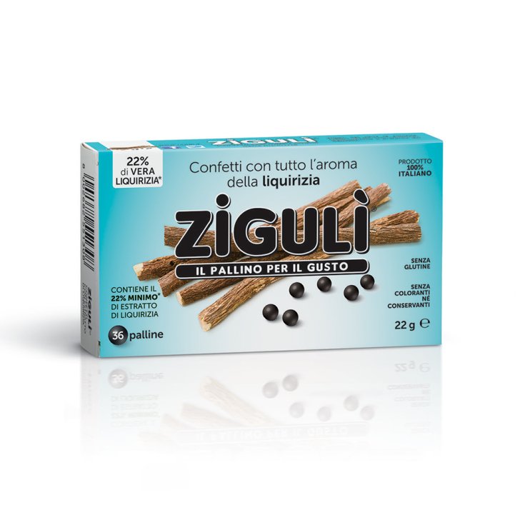 Ziguli Liquirizia 36 Paalline 22g Ziguli Liquirizia 36 Paalline 22g