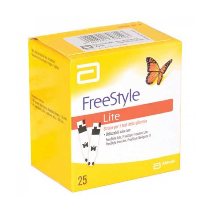 Freestyle Lite Abbott 25 Strisce Glucosio