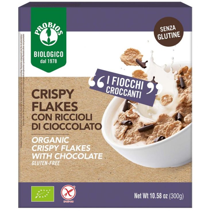 Crispy Flakes Con Riccioli Di Cioccolato Probios 300g