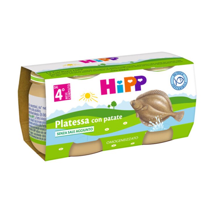 Platessa con Patate HiPP Biologico 2x80g