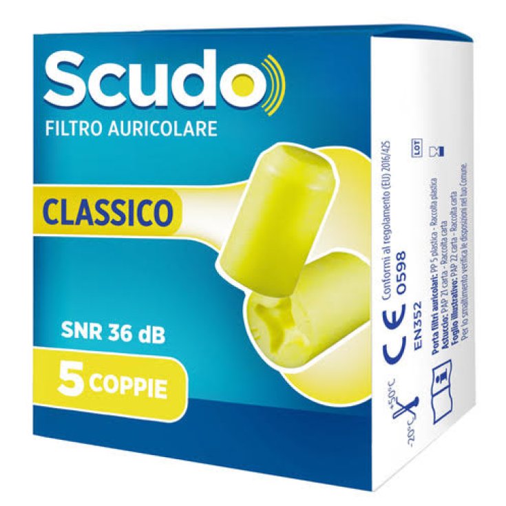 Filtro Auricolare Classico Scudo 5 Coppie