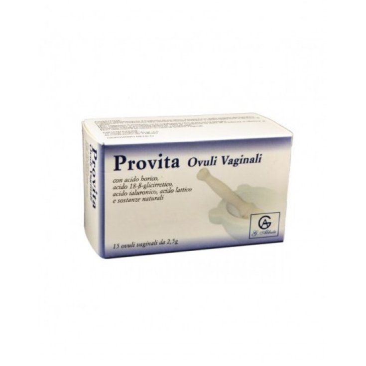 Provita Ovuli Vaginali Abbate Gualtiero 15 Ovuli Da 2,5g