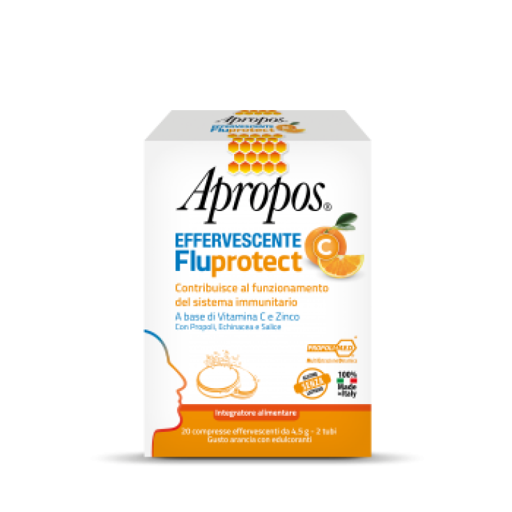 Apropos&reg; Fluprotect C 20 Compresse Effervescenti