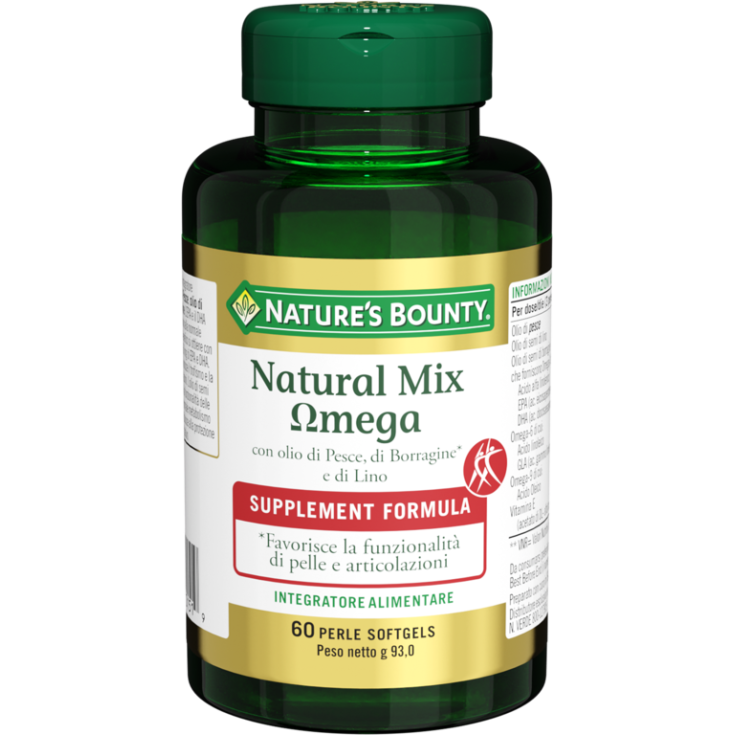 Natural Mix Omega Nature&rsquo;s Bounty 60 Perle Softgels