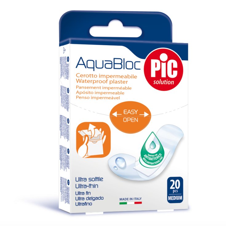 Aquabloc Cerotto Impermeabile Formato Medio PIC 20 Pezzi