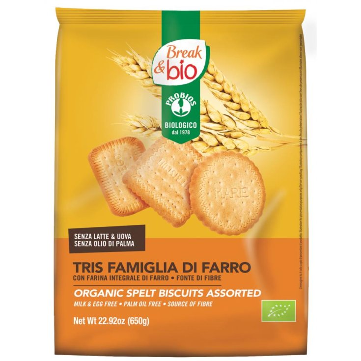 Break&Bio Tris Famiglia Di Farro Probios 650g