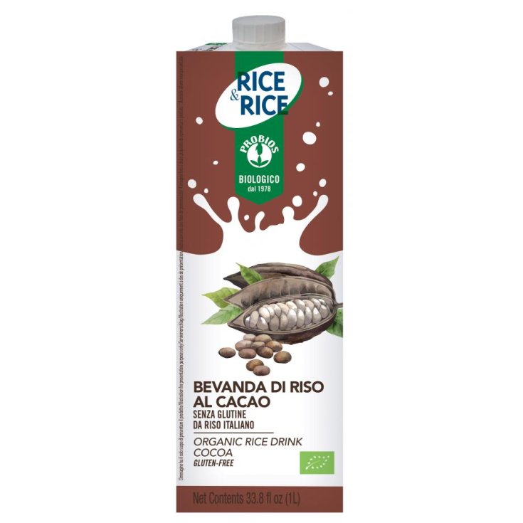 Rice & Rice Bevanda Di Riso Al Cacao Probios 1l
