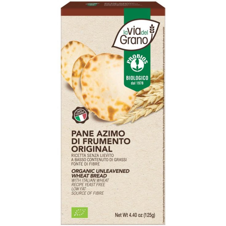 La Via Del Grano Pane Azimo Di Frumento Original Probios 125g