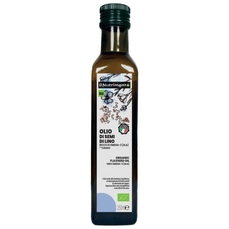 Olio Di Semi Di Lino Il Nutrimento Bio 250ml