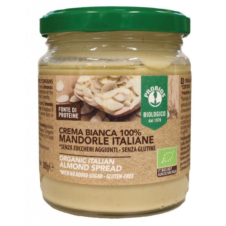Crema Bianca 100% Mandorle Italiane Probios 200g