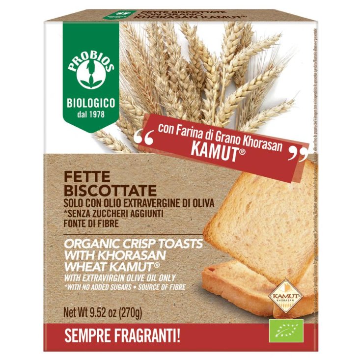 Fette Biscottate 100% Kamut Con Olio EVO Probios 270g