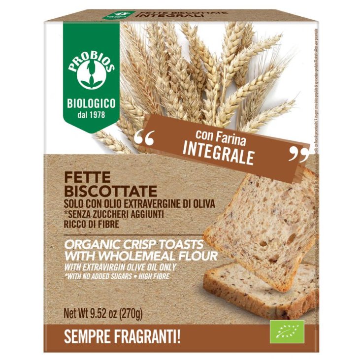 Fette Biscottate Integrali Con Olio EVO Probios 270g