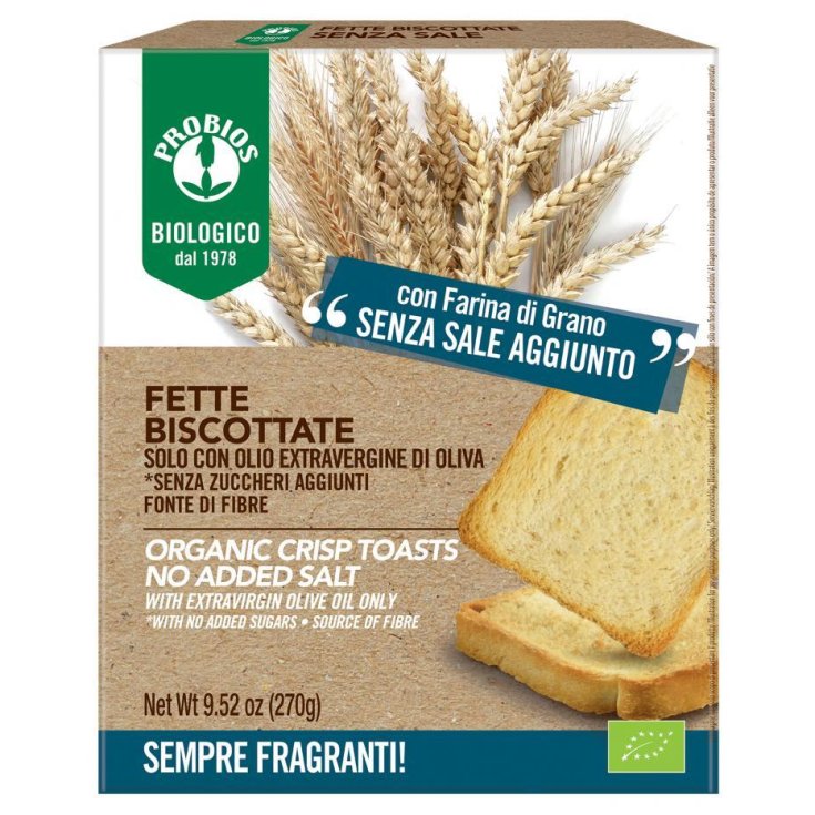 Fette Biscottate Senza Sale Aggiunto Probios 270g