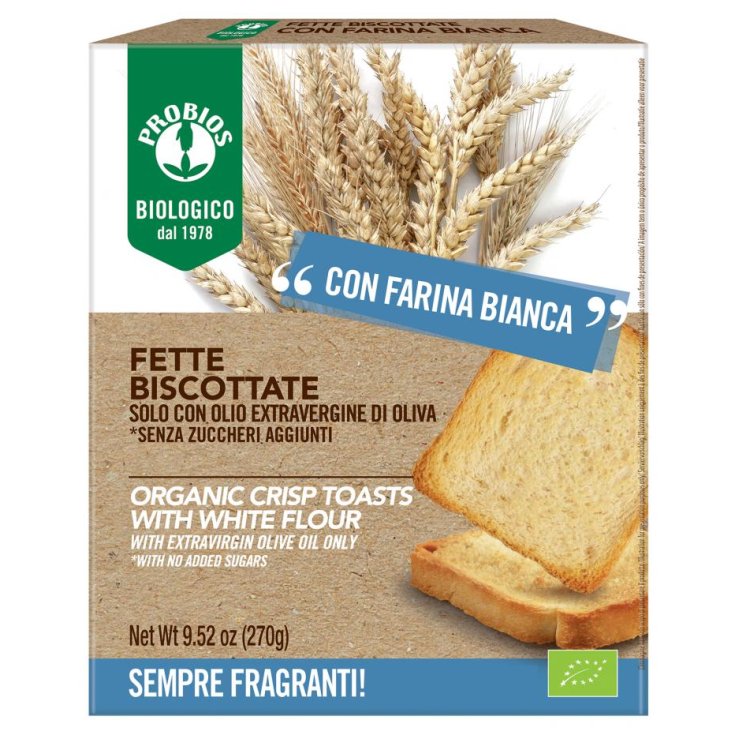 Fette Biscottate Con Farina Bianca Probios 270g